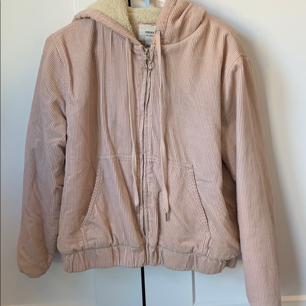 Forever 21 Corduroy Pink Jacket